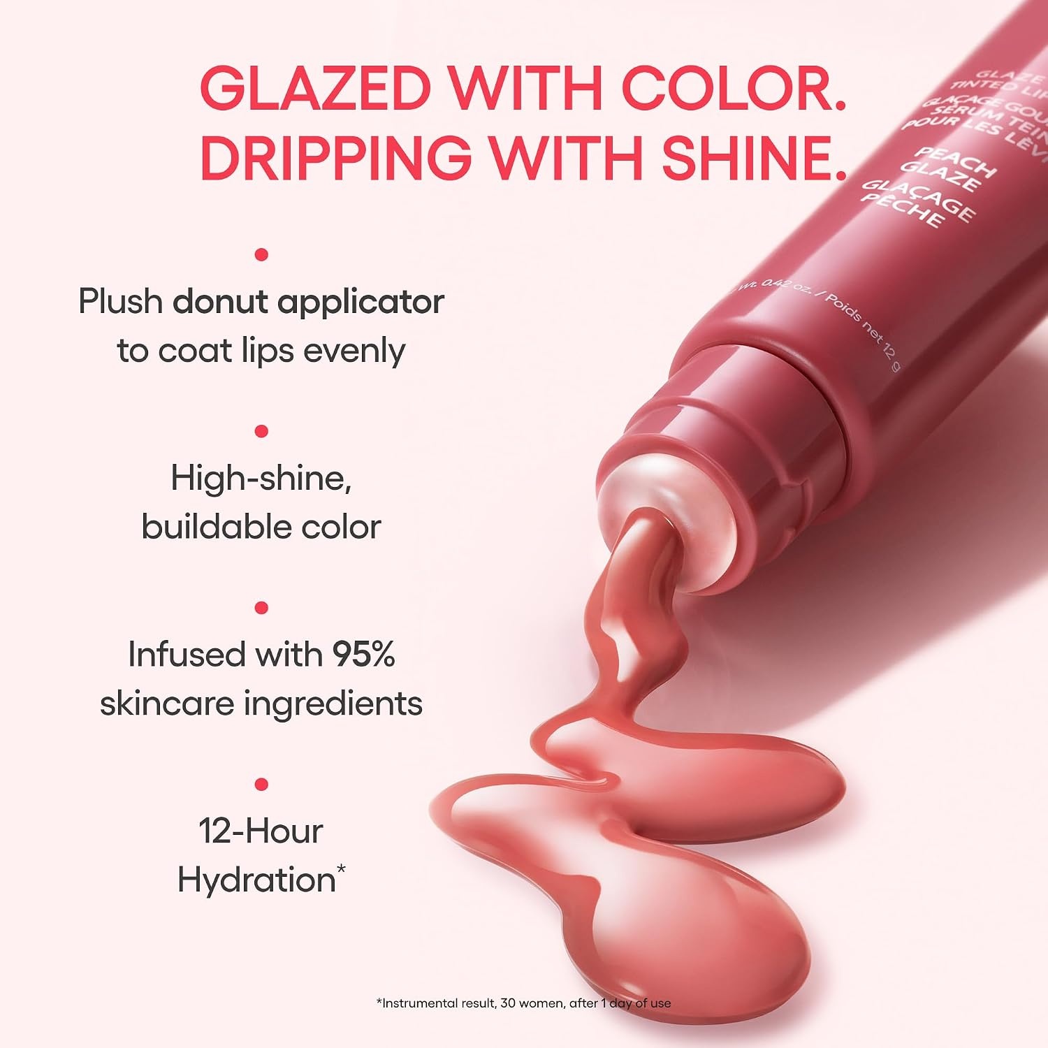 image:imageLANEIGE Glaze Craze Tinted Lip Serum Hydrating Lip Serum for Glossy Nourished Lips with Plumping PolypeptidesGlassy Lip Minis