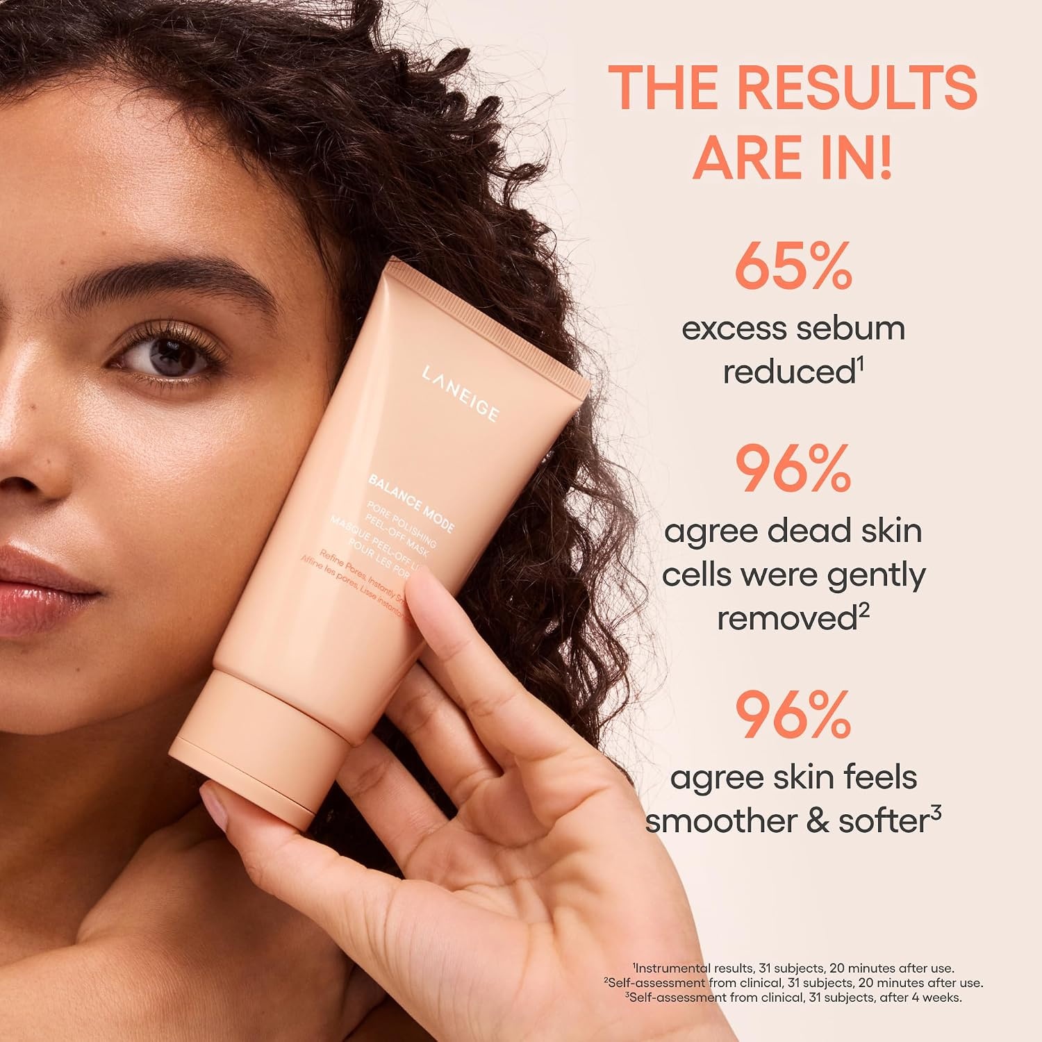 image:imageLANEIGE Balance Mode Pore Polishing PeelOff Face Mask with Salicylic Acid