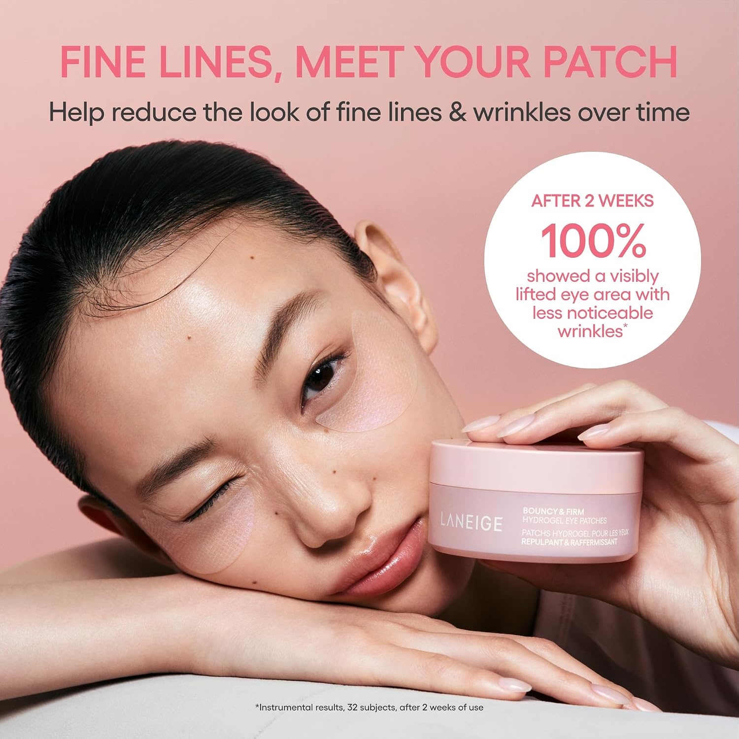 image:imageLANEIGE Bouncy amp Firm Hydrogel Eye Patches