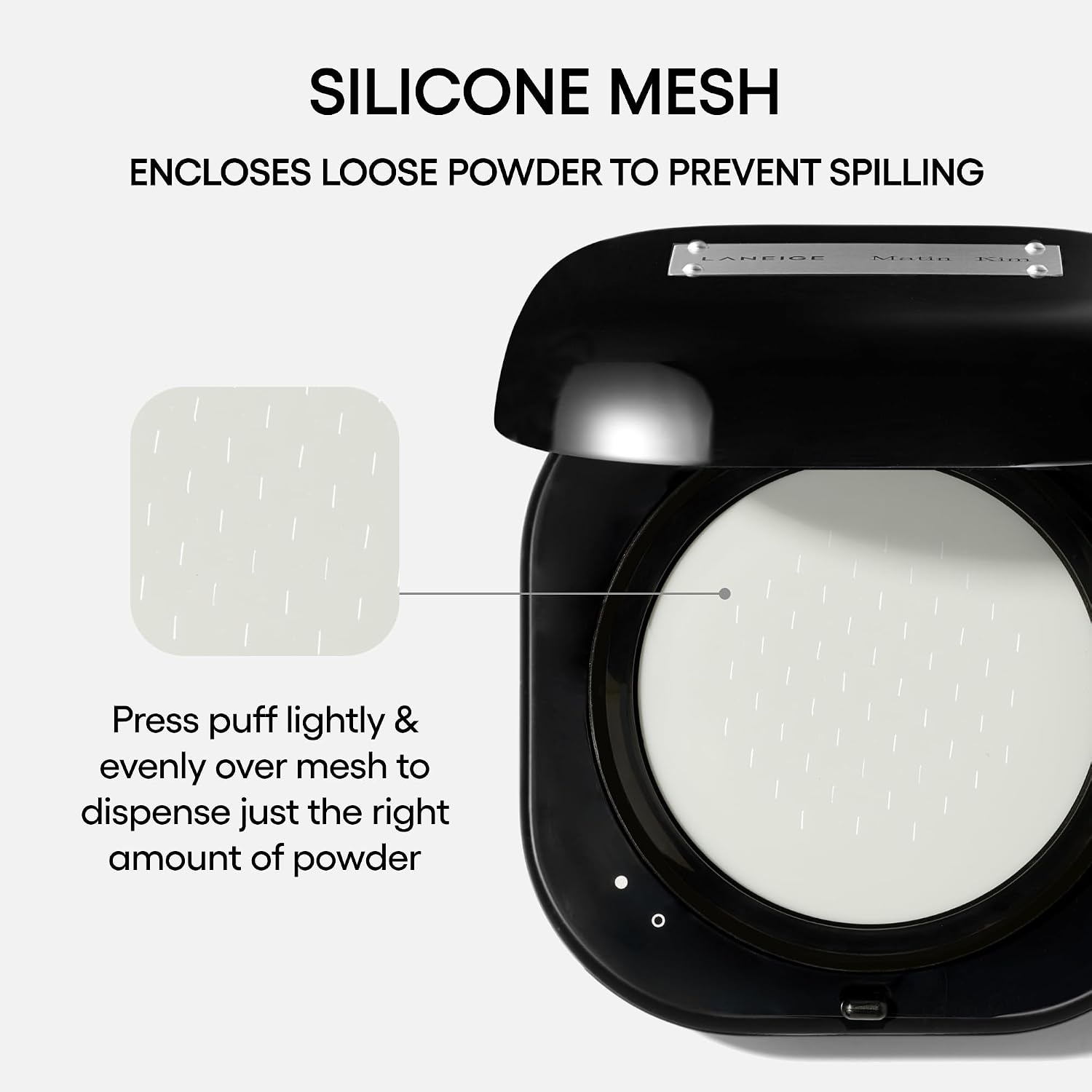 image:imageLANEIGE Neo Blurring Powder Korean OilControl Compact with Pore Blurring Smoothing Finish amp TravelFriendly NoSpill Packaging7g 024 oz Matin Kim Full Size