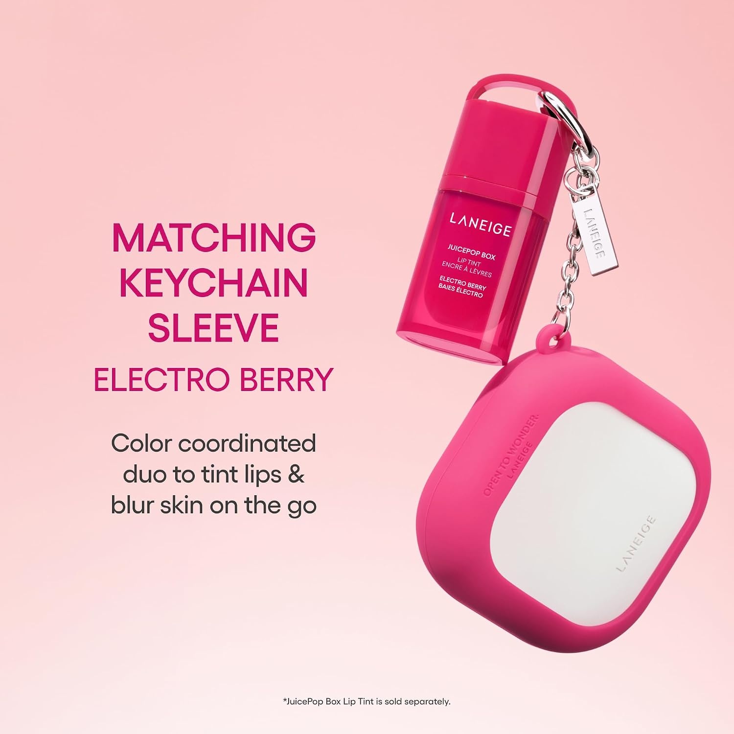 image:imageLANEIGE Neo Blurring Powder Korean OilControl Compact with Pore Blurring Smoothing Finish amp TravelFriendly NoSpill PackagingNeo Powder Berry Keychain Duo