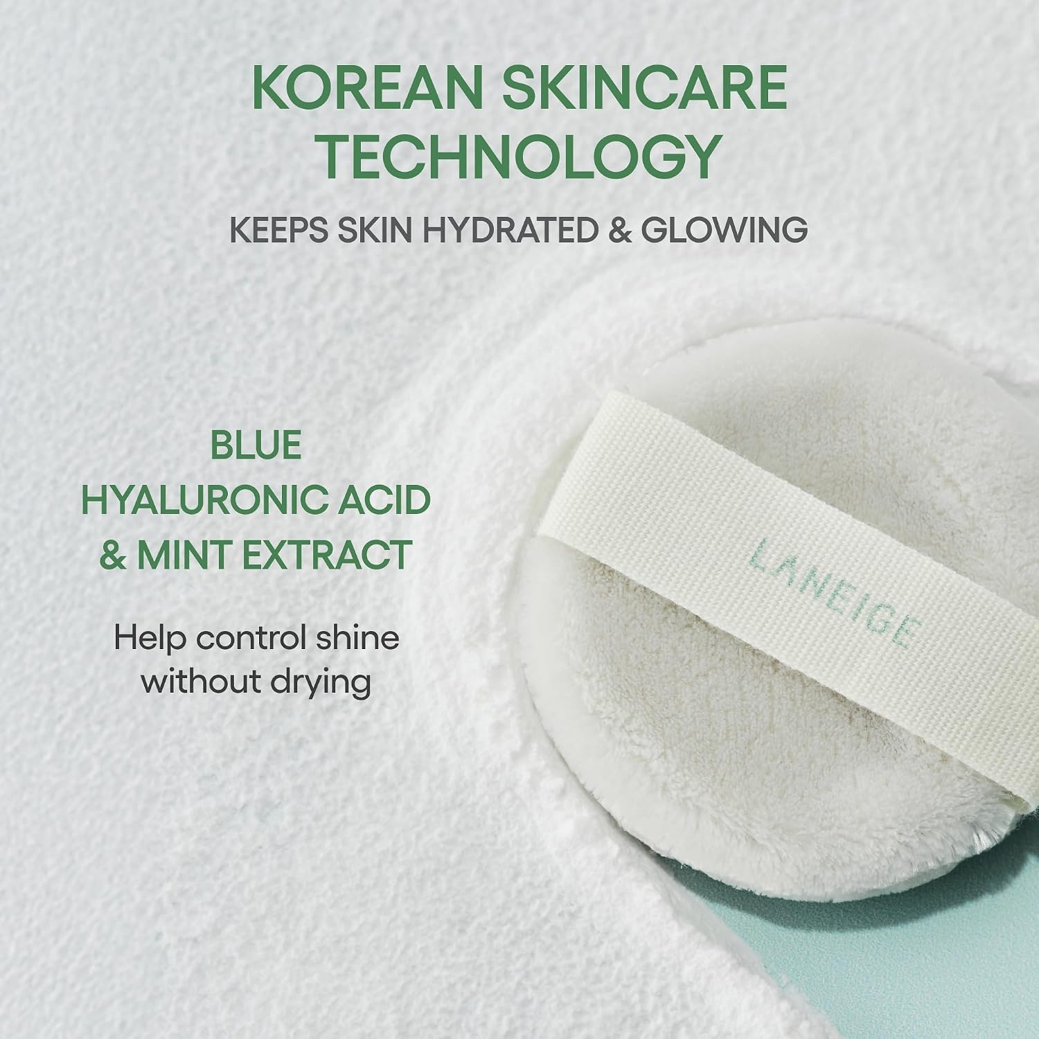 image:imageLANEIGE Neo Blurring Powder Korean OilControl Compact with Pore Blurring Smoothing Finish amp TravelFriendly NoSpill PackagingNeo Powder Berry Keychain Duo
