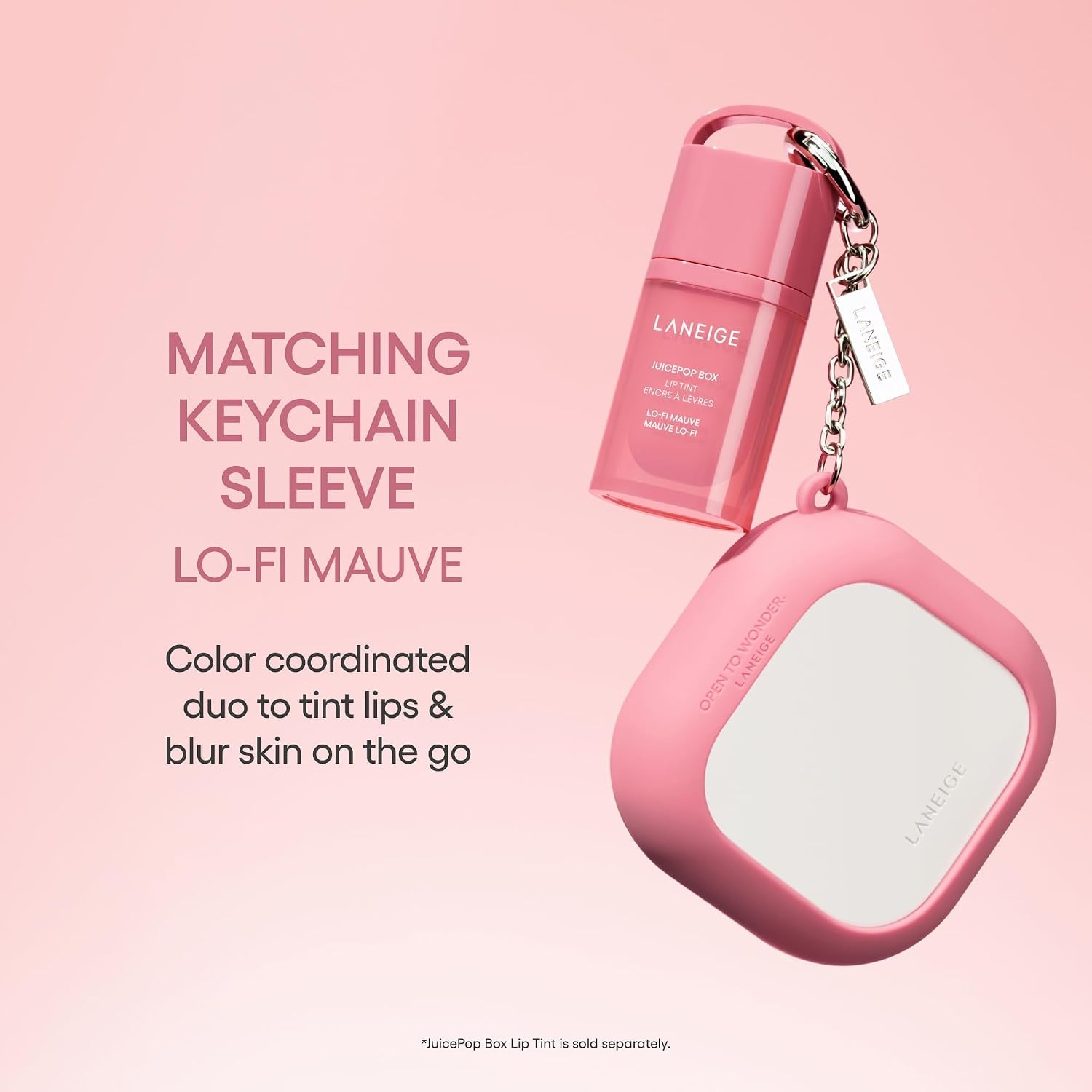 image:imageLANEIGE Neo Blurring Powder Korean OilControl Compact with Pore Blurring Smoothing Finish amp TravelFriendly NoSpill PackagingNeo Powder Mauve Keychain Duo