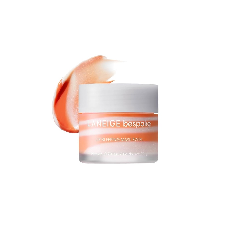 image:imageLANEIGE Bespoke Lip Sleeping Mask Customized Hydrating Overnight Treatment Vitamin C Shea amp Murumuru Seed Butter Antioxidants For Flaky Dry Lips Korean Skin CareChampagne Orange