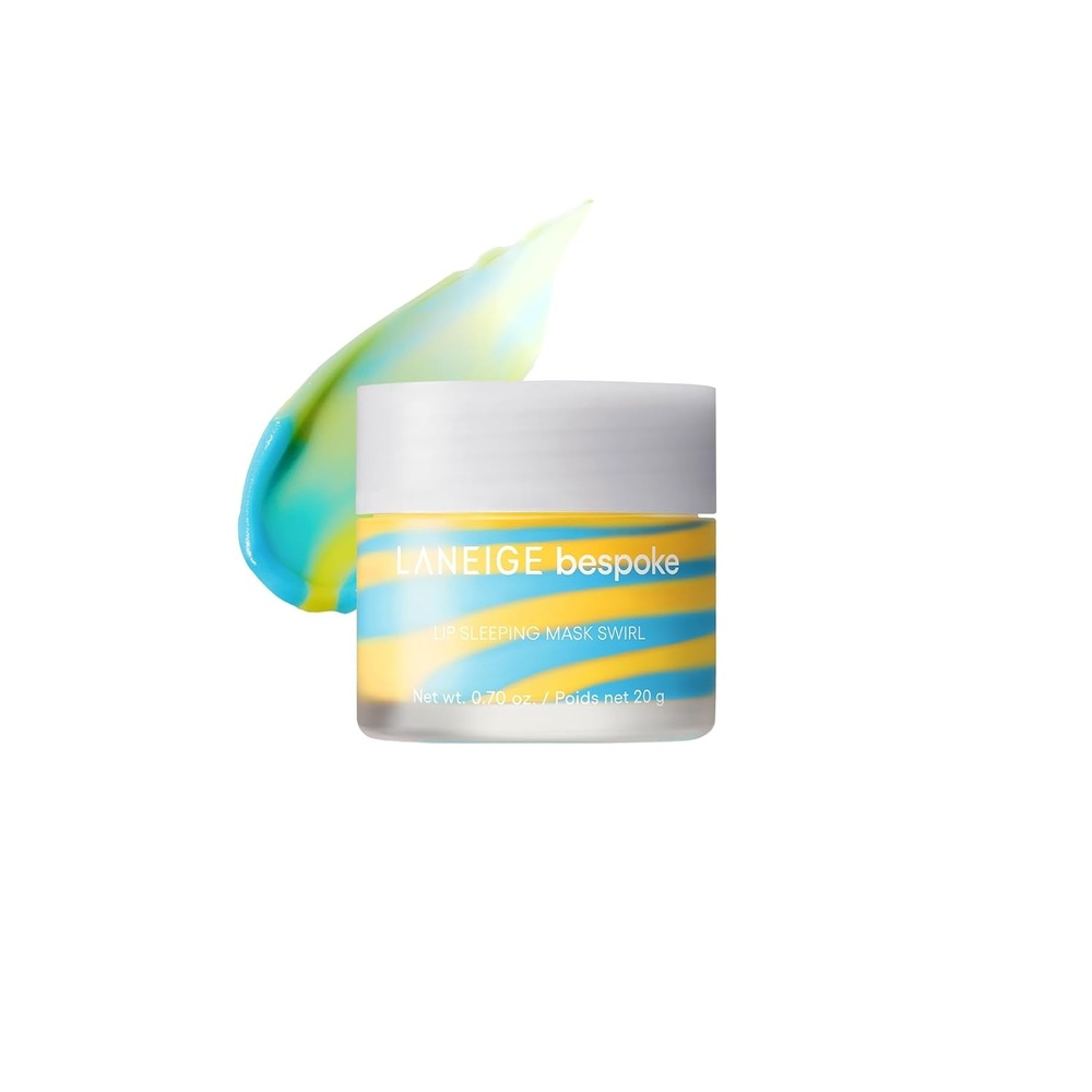 image:imageLANEIGE Bespoke Lip Sleeping Mask Customized Hydrating Overnight Treatment Vitamin C Shea amp Murumuru Seed Butter Antioxidants For Flaky Dry Lips Korean Skin CareBlue Cream Soda Lemons