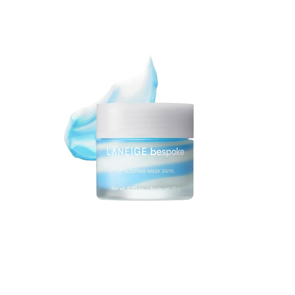 image:imageLANEIGE Bespoke Lip Sleeping Mask Customized Hydrating Overnight Treatment Vitamin C Shea amp Murumuru Seed Butter Antioxidants For Flaky Dry Lips Korean Skin CareChampagne Blue Cream Soda