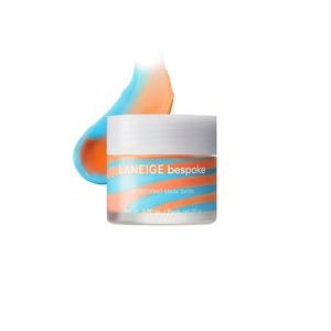 LANEIGE Bespoke Lip Sleeping Mask | Customized Hydrating Overnight Treatment | Vitamin C, Shea & Murumuru Seed Butter, Antioxidants | For Flaky, Dry Lips | Korean Skin Care(Blue Cream Soda & Orange)