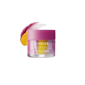 LANEIGE Lip Sleeping Mask: Nourish, Hydrate, Vitamin C, Murumuru & Shea Butter, Antioxidants, Flaky, Dry Lips(Acai Mango)