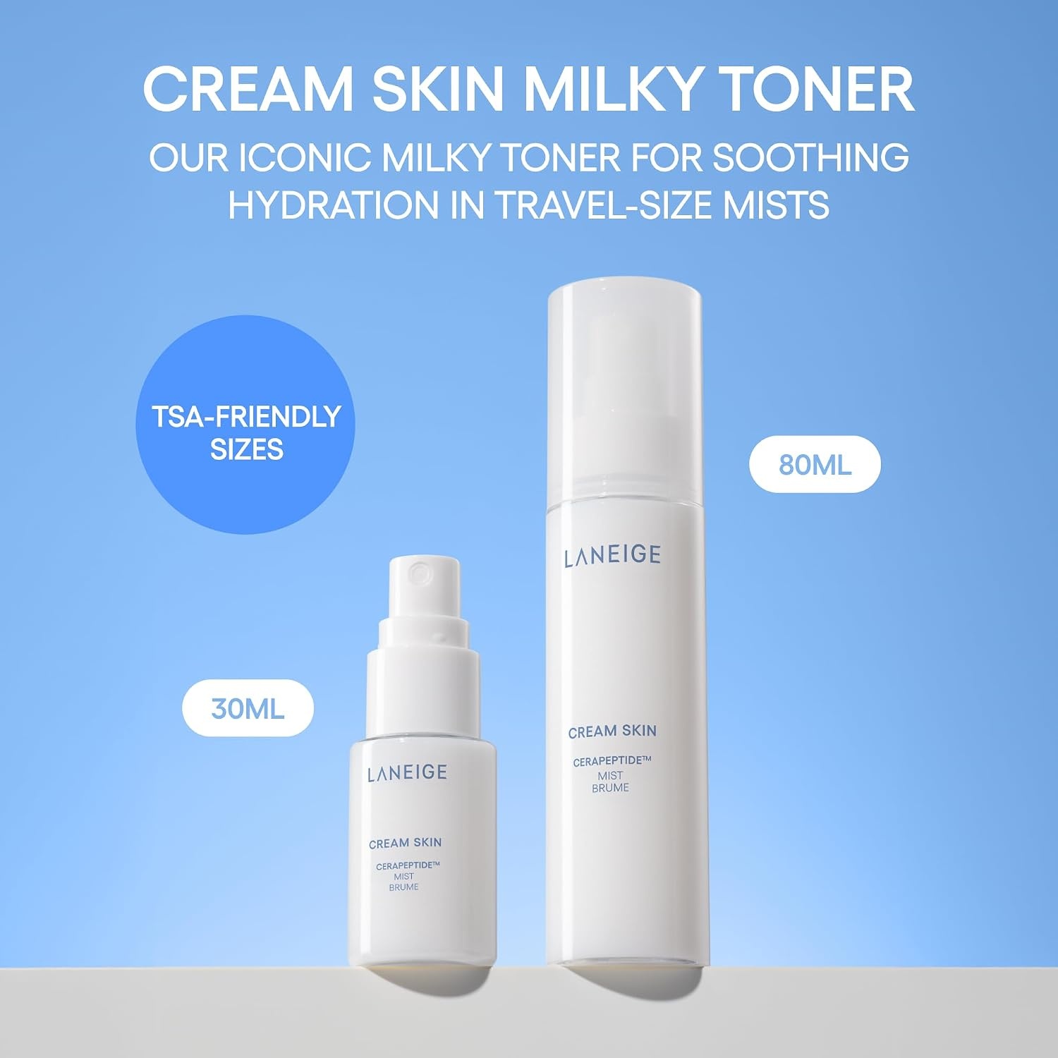 image:imageLANEIGE Cream Skin Face Hydrating Milky Toner Korean Toner amp Moisturizer271 Fl Oz Pack of 1