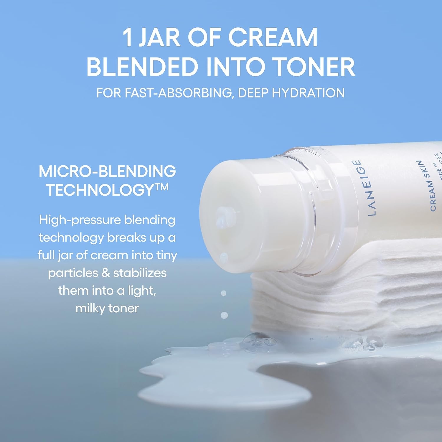 image:imageLANEIGE Cream Skin Face Hydrating Milky Toner Korean Toner amp Moisturizer5 Fl Oz Pack of 1